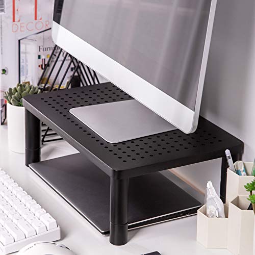 Monitor Riser Stand 3 Height Adjustable Computer Stand, Laptop Stand