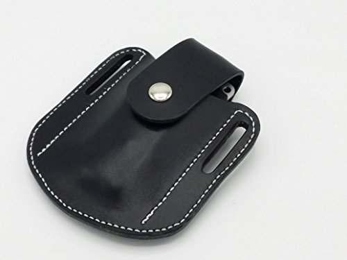 Leatherman Multitool Leather Sheath Case Strap Snap Closure Fits Surge and Super Tool 300-Black