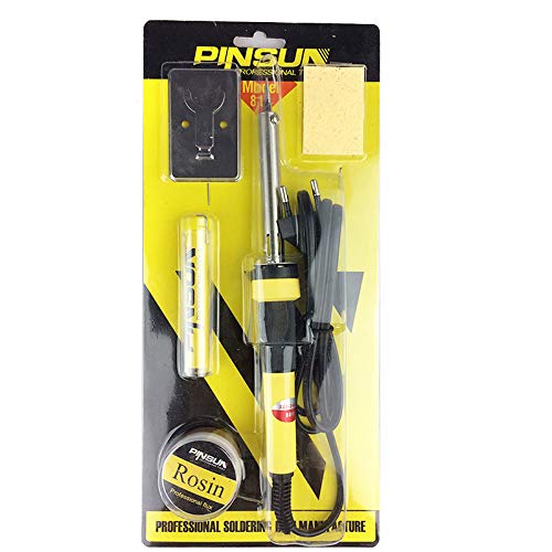 60W Soldering Iron with Ceramic Heater, Perfect Soldering Iron Kit for any Hobby Enthusiast(5-in-1) 110V - Thumbnail 2