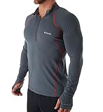 Columbia Midweight Stretch Long Sleeve Half Zip Base Layer Top