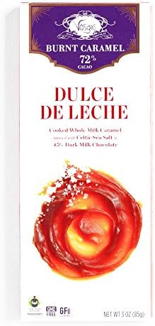 Vosges Dulce de Leche Chocolate Bar 3 oz each (1 Item Per Order, not per case)
