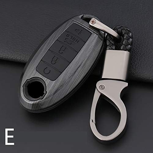 HDCF 2Sets Car Smart Remote Control Key Fob Cover Case Protector ABS Plastic Silicon Smart Car Key Cover Case Protection(5-Button,Drawing Black)