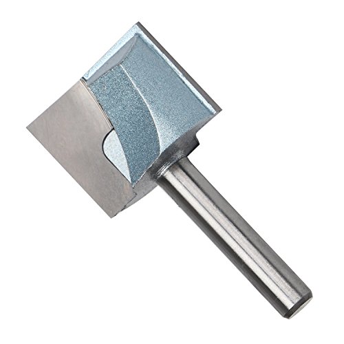 Woodwork Table Top Surface Planing Bottom Cleaning Router Bit 1/4