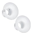 Begical Flange Inserts 21mm for Medela/Spectra/Elvie/momcozy/tsrete/bellababy/Motif Luna/Ameda MYA Breastpump 24mm Breast Shields. Reduce 24mm Nipple Tunnel Down to 21mm; 2pc/Each (21mm)