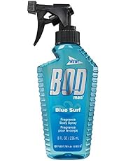 BOD Man Fragrance Body Spray, Blue Surf, 8 Fluid Ounce