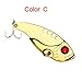 JUEMENZHE Fishing Lures Blade Baits,5pcs/lot Metal VIB Hard Fishing Lure Bass Crankbait Fishing Spinner Blade for Bass Fishing