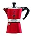 Bialetti Moka Express 3 Cup Espresso Maker (Passion Red, 3-Cup)