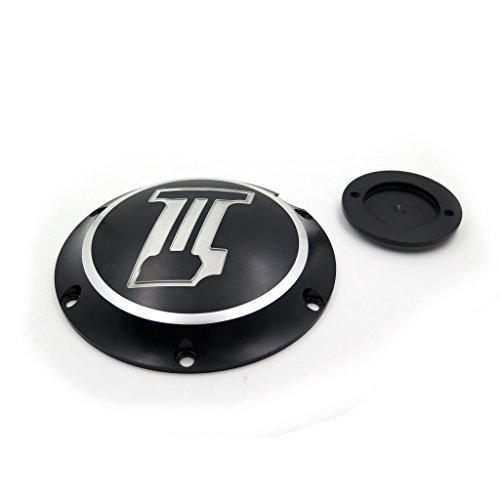 XKMT GROUP Black Chrome Skull No.1 Engine Derby Timer Cover For Harley Davidson XL1200C Sportster 883 XL 1200X Forty-Eight Seventy Two Roadster Iron - Thumbnail 2