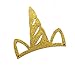 Unicorn Party Horn Hats, 12pcs Glitter Gold Unicorn Theme Party Supplies