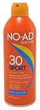 No-Ad Spf#30 Continuous Spray Sunscreen Sport 10oz Supersize