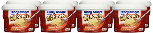 Dinty Moore Big Bowls Scalloped Potatoes & Ham Microwave Bowl - 8 Pack
