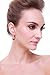 Mondaynoon Valentine's Day Gift Magic Love Bean Women's Swarovski Element Crystal French Wire Dangle Earrings