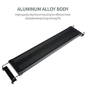 JOYHILL Illuminazione per Acquario, Plafoniera LED Acquario Dolce, Lampada LED per Acquario Luce Acquario 50-70cm