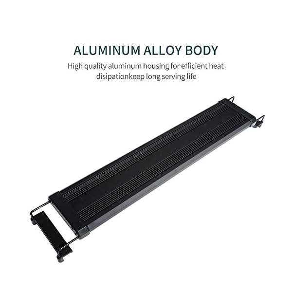 JOYHILL Illuminazione per Acquario, Plafoniera LED Acquario Dolce, Lampada LED per Acquario Luce Acquario 50-70cm