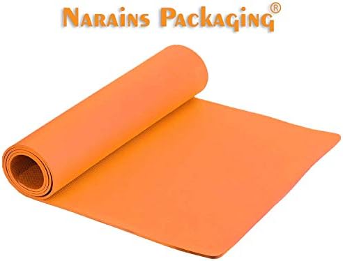 Narains Packaging Yoga Mat with Carrying Strap Extra Large Non-Slip, Moisture-Resistant, and Cushioned Yoga, Gym Mat…