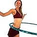 The Spinsterz Beginner Hoop: Weighted Fitness Hula-Hoop for Adults Weight Loss, Waist Exercise Ring for Cardio & Core, Adjustable Quality Detachable Hula Shaper for Beginners, Made in USA - Amazonite