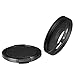 Neewer 52mm Black Metal Glass UV Lens Filter Set with Filter Adapter and Protecting Cap for Gopro Hero 3 3+ 4