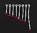 Housweety 800 PCs Mixed Silver Plated Eye Pins Findings