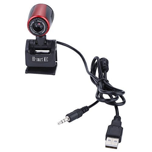 Bewinner USB2.0 Video Camera with MIC 16MP HD Webcam Web Camera Cam Glass Lens 360Â° Mini Web Camera for Computer PC Desktop Laptop Support Video for Skype/MSN