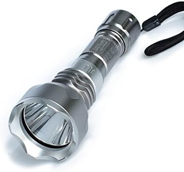PFSN XM-L2 3000 Lumens LED Dive Light Rechargeable Professional Mini Scuba Diving Flashlight Underwater 80 Meters Waterproof Snorkeling Tactical Lights Safety Torch for Outdoor Under Water Sports