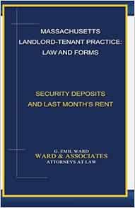 landlord tenant massachusetts deposits practice security amazon isbn forms rent law month last