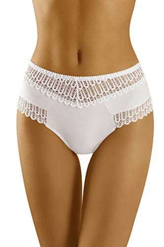 Wolbar-Damen-Slip-Unterhose-Ajour-Spitze-Hoch-Unterwsche-WB416