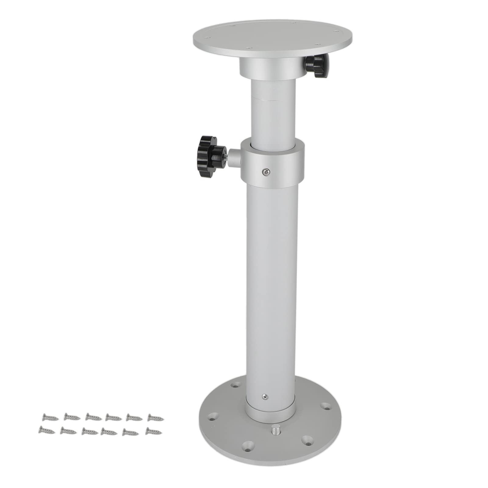 Areyourshop PremiumTable Pedestal Leg Adjustable 445-690mm,Boat & Rotatable Table Pedestal Stand Detachable Table Base Leg for Rv Camper Caravan Boat Yacht Home
