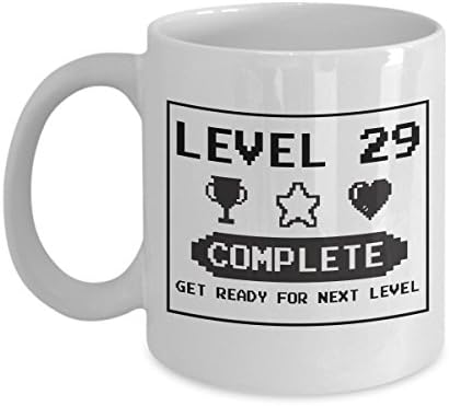 Happy 29th Birthday Mug Gaming Geek 1988 - Funny Birthday Party Decorations 29 years old Gift for men women dad mom girl boy 11oz coffee mug