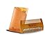Beard Do Dual Action Wooden Beard Comb & Case - Natural Brown Pear Wood Anti-Static and Hypoallergenic Wood Pocket Comb - For Long and Short Beards & Mustaches with Fragrance Scent