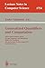 Generalized Quantifiers and Computation: 9th European Summer School in Logic, Language, and Information, ESSLLI'97 Workshop, Aix-en-Provence, France, ... (Lecture Notes in Computer Science, 1754)