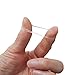 Senkary 1200 Pieces Clear Rubber Hair Bands Hair Elastics Ties Bands for Girls