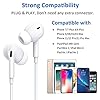 Earphones for iPhone 12, In-Ear Headphones for iPhone 7 Noise Isolating Stereo Earbuds with Mic Compatible with iPhone…