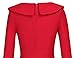 MUXXN Women's Vintage 3/4 Sleeve Party Rockabilly Swing Dress