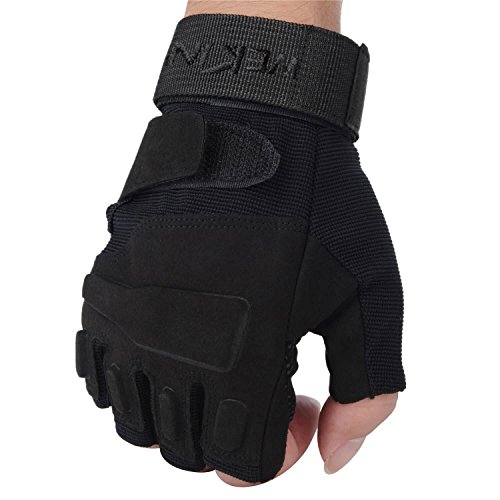 Wekin Tactical Gloves Full/Half Finger for Cycling Motorcycle Hiking Camping Powersports Airsoft Paintball - Thumbnail 7