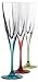 Fusion Crystal Multicolor Champagne Set