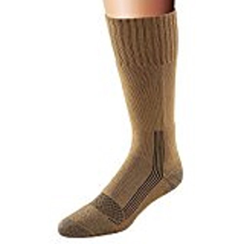 Military wick dry maximum mid calf boot sock (2 pack - large, coy…