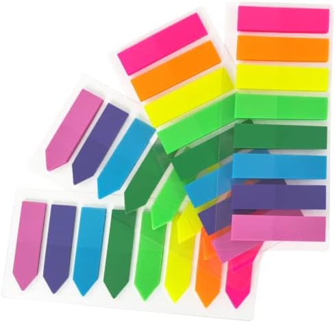 800 Pièces Marqueur de Page Feuillets, 8 Couleurs
