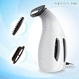 SimplyLife Home Handheld Garment and Fabric Steamer, Portable Heavy Duty with Removable Attachments, Power Wrinkle Remover Clothes, Curtains, and More