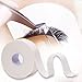 Eyelash Tape White Lash Tape for lash Extension, 3 Rolls Medical Elastic Foam Tape for Sensitive Skin Eyelash Extension,Eye Tape Adhesive Fabric Patch Tape Eyelash Pads,Eyelash Extension Tapes for Fa