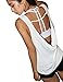 Ebetterr Women's Backless Fitness Workout Yoga Shirts Sports Tank Tops