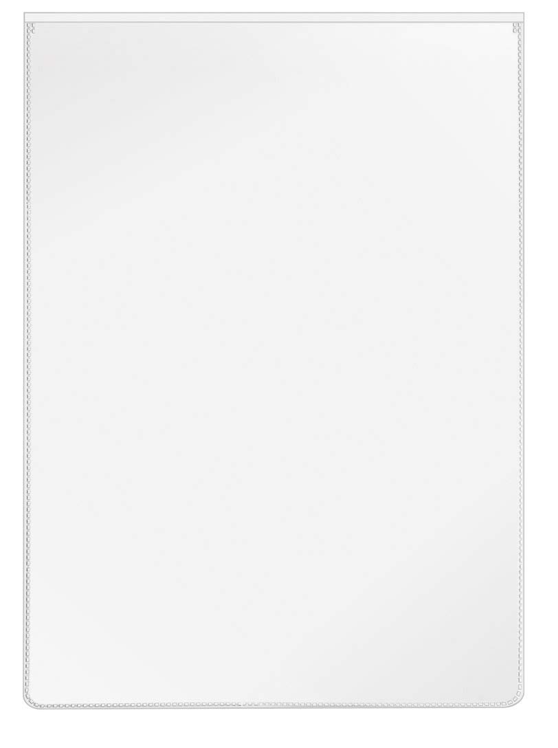 VELOFLEX 3105510 Protective ID Card Sleeves for DIN A5, Polypropylene Film, with Tear-Protection, Copy-Safe, Pack of 100