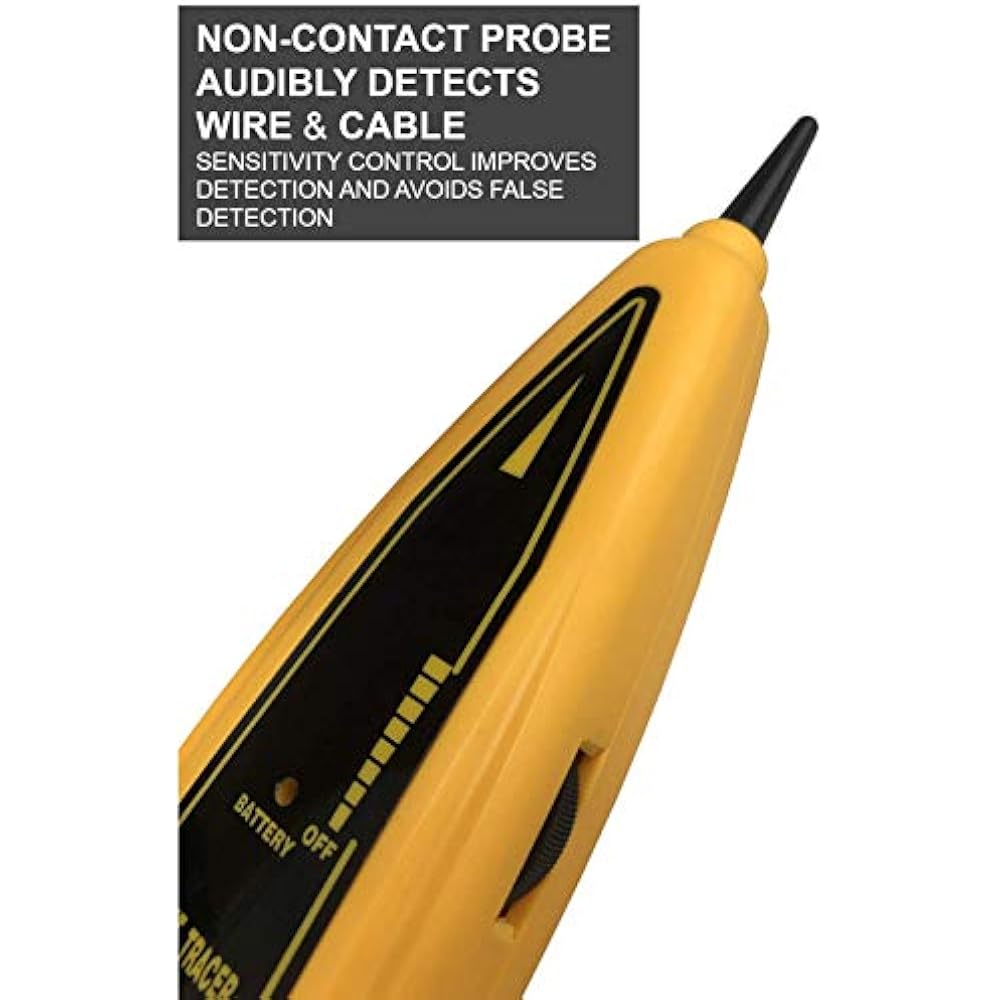 Wire Tracer & Circuit Tester Tone Generator Probe Kit Find Wires