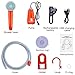 AngLink Upgraded Portable Camping Shower, Battery Powered Outdoor Shower for Outdoors, Camping, Pet Cleaning, Car Washing, Plants Watering - Turns Water from Bucket/Sink Into Steady, Gentle Stream …