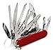 S^N-STORE 30 Basic Functions tools, Classic SD Pocket Knife Stainless Steel Multi-Function Folding Knife Tools Kit - Mini Multifunction Knife - Knife Toothpick Replacement (Red)