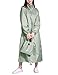 Buauty Women Stylish Waterproof Rain Coat Hooded Trench Coats for Unisex Lightweight Rain Jacket