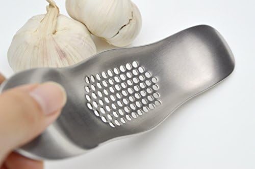 New Design Kitchen Tool Stainless Steel Garlic Rocker Press -Solid Stainless Steel- Perfect Ginger Slicer, Crusher, Zester, Chopper and Mincer