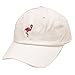 City Hunter C104 Flamingo Small Embroidery Cotton Baseball Cap 13 Colors (White)