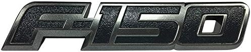 MAX WHOLESALE 3D F-150 Nameplate ABS Car Truck Body Side Rear Tailgate Emblem Sticker For Ford (Black)