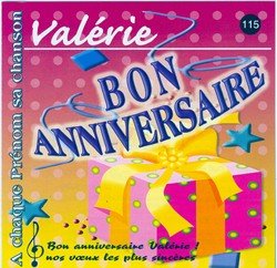 Bon Anniversaire Valerie Amazon Fr Cd Et Vinyles