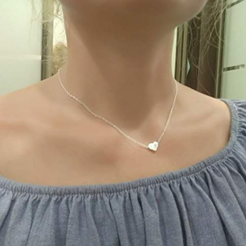 image for Shegirl Heart Choker Necklace Delicate Love Necklace Pendant Necklace 